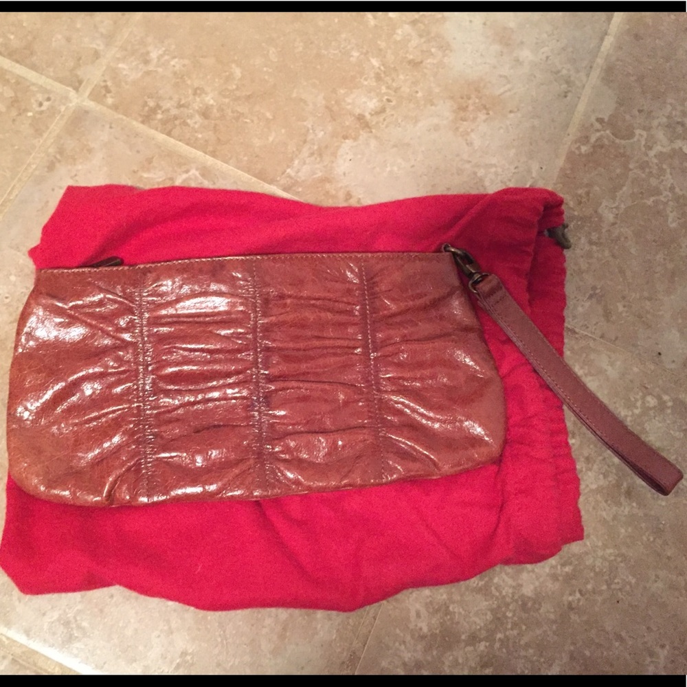 Hobo leather wristlet - NWOT perfect!